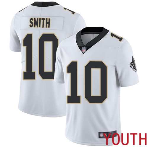 New Orleans Saints Limited White Youth Tre Quan Smith Road Jersey NFL Football 10 Vapor Untouchable Jersey